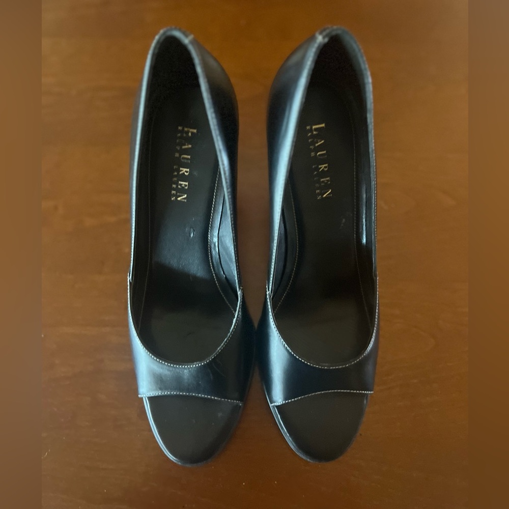 Ralph Lauren Open Toe Pump 8.5